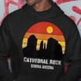 Retro Vintage Cathedral Rock Sedona Skyline Arizona Hoodie Unique Gifts