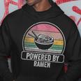 Retro Vintage Powered By Ramen Ramen Lover Hoodie Personalized Gifts