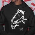 Rock Bear Playing Guitar Guitar Bear Music Hoodie Unique Gifts