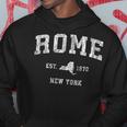 Rome New York Ny Vintage Athletic Sports Hoodie Unique Gifts