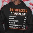 Roofer Hourly Party Saying Handwerker Im Einsatz Handwerk Hoodie Lustige Geschenke