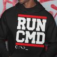 Run Cmd C Command Prompt Windows Ms Dos CmdExe Hoodie Unique Gifts