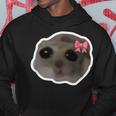 Sad Hamster Meme Sad Hamster Hoodie Lustige Geschenke