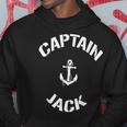 Sailing Boat Captain Jack Personalized Boating Name Hoodie Funny Gifts