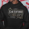 San Antonio Tx Vintage Victorian Style Home City Distressed Hoodie Unique Gifts