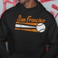 San Francisco Baseball Vintage Distressed Met At Gameday Hoodie Unique Gifts