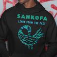 Sankofa Learn From The Past African Bird Pattern Hoodie Unique Gifts