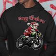 Santa Riding A Motorbike Christmas Motorcycle Christmas Hoodie Unique Gifts