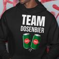 Saufn Saufnn Junggesellenabschied Frau Mann Team Dosenbier Hoodie Lustige Geschenke