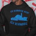 Schnarche Nicht Ich Schnurre Sleep Cat Snoring Hoodie Lustige Geschenke