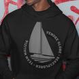 Schwarzes Hoodie mit Segelboot-Design, Vendee Globe Herausforderung Lustige Geschenke