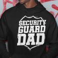 Security Guard Dad Purple Line Watchman Security Officer Hoodie Unique Gifts