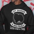 My Shadow Has 4 Legs And A Tail Pomeranian Spitz Dog Hoodie Unique Gifts