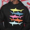 Shark Vintage Summer Beach Surfer Hoodie Lustige Geschenke