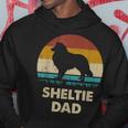 Sheltie Dad For Sheltie Dogintage Hoodie Lustige Geschenke