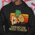 Shhh No One Needs To Know Pineapple Pizza Hoodie Unique Gifts