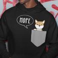 Shiba Inu Pocket Nope Shiba Inu Hoodie Unique Gifts