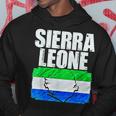 Sierra Leone Flag Map Emblem Hoodie Unique Gifts