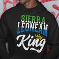 Sierra Leonean King Sierra Leone Sierra Leonean Flag Hoodie Unique Gifts