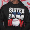 Sister Baseball Birthday Boy Family Baller B-Day Party Hoodie Personalized Gifts