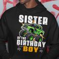 Sister Of The Birthday Boy Monster Truck Birthday Family Hoodie Funny Gifts