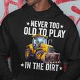 Skid Sr Loader Operator Grandpa Dad Skid Loader Hoodie Unique Gifts