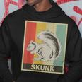 Skunk Retro Style Vintage Skunk Lovers Hoodie Unique Gifts