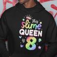 This Slime Queen Is 8 Year Old 8Th Birthday For Girls Hoodie Personalized Gifts