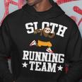 Sloth Running Team Running Hoodie Unique Gifts