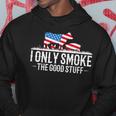 I Only Smoke The Good Stuff Bbq Barbeque Grilling Pitmaster Hoodie Unique Gifts