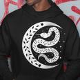 Snake Stars Sky Half Moon Herpetologist Reptile Lover Hoodie Unique Gifts