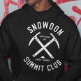 Snowdon Summit Club I Climbed Snowdon Distressed-Look Hoodie Funny Gifts