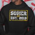 Sober Af Since 2019 3 Year Sobriety Anniversary Hoodie Unique Gifts