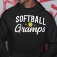 Softball Gramps Of A Softball Player Gramps Hoodie Unique Gifts