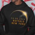 Solar Eclipse 2024 State New York Total Solar Eclipse Hoodie Unique Gifts