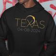 Solar Eclipse 2024 Texas Total Eclipse America Graphic Hoodie Personalized Gifts