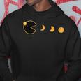 Solar Eclipse Gamer Eating Sun Retro Video Game Boys Kid Hoodie Unique Gifts