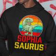 Sophia Saurus Family Reunion Last Name Team Custom Hoodie Funny Gifts