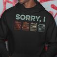 Sorry I-Dgaf Hidden Message Guitar Chords Music Note Hoodie Personalized Gifts