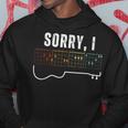 Sorry I-Dgaf Hidden Message Guitar Chords Music Note For Men Hoodie Lustige Geschenke