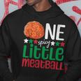 Spicy Little Meatball Italian 1St Birthday 1 Year Old Party Hoodie Unique Gifts