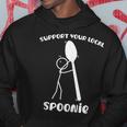 Spoonie Chronic Illness Awareness Support Your Spoonie Hoodie Unique Gifts