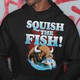 Squish The Fish Bison Buffalo Hoodie Unique Gifts