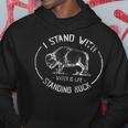 I Stand With Standing Rock No Dapl Protest Buffalo Hoodie Unique Gifts