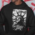 Statue Of Liberty Distressed Usa Graphic Hoodie Unique Gifts