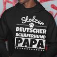 Stolzer Deutscher Schäferhund Papa Kapuzenpullover Lustige Geschenke