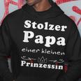 Stolzer Papa Einer Kleine Prinzessin Father's Day Kapuzenpullover Lustige Geschenke