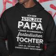 Stolzer Papa Tochter Zumatertag Geburtstag Weihnachten Kapuzenpullover Lustige Geschenke