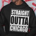 Straight Outta Chicago Illinois State Hoodie Unique Gifts