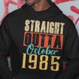 Straight Outta October 1985 35Th Awesome Birthday Hoodie Unique Gifts